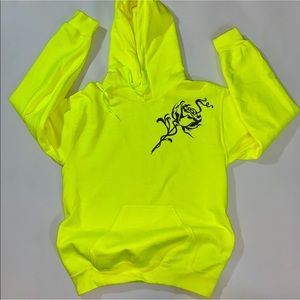 Abstract rose hoodie